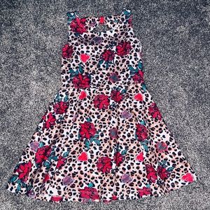 Girls Leopard Dress